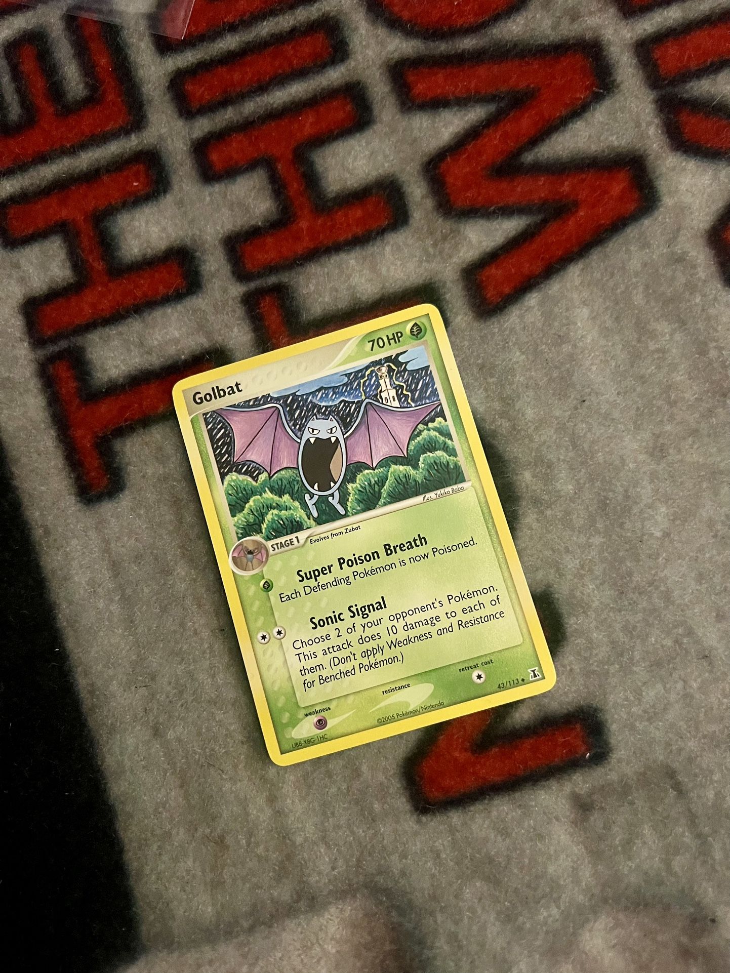 Pokémon Golbat Card Uncommon EX Delta Species Card
