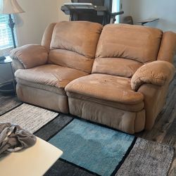 Free XL Loveseat Recliner 