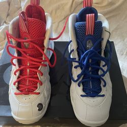 Nike Little Posite One (GS) Red, White, & Blue
