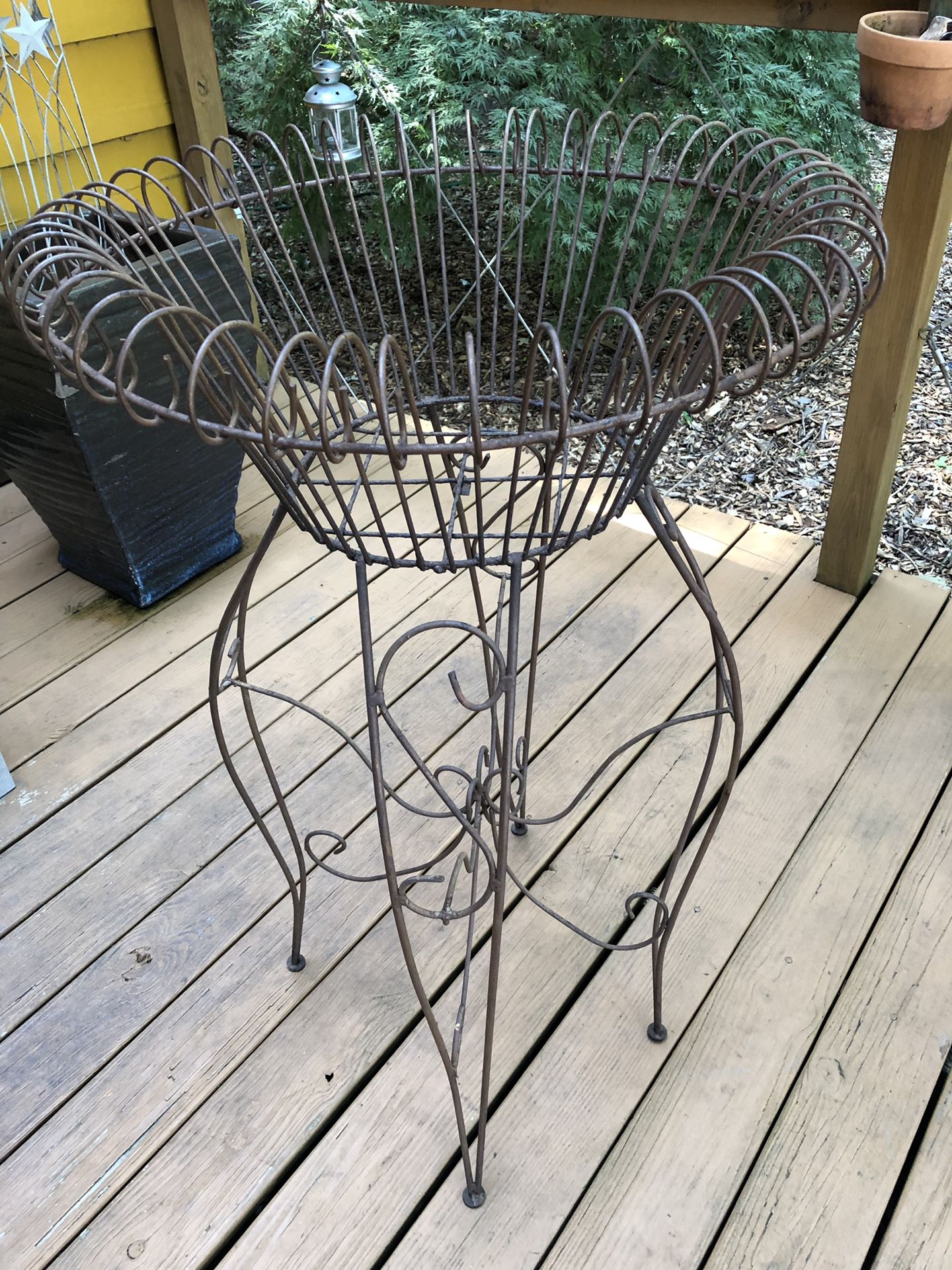 Handcrafted Plant Stand