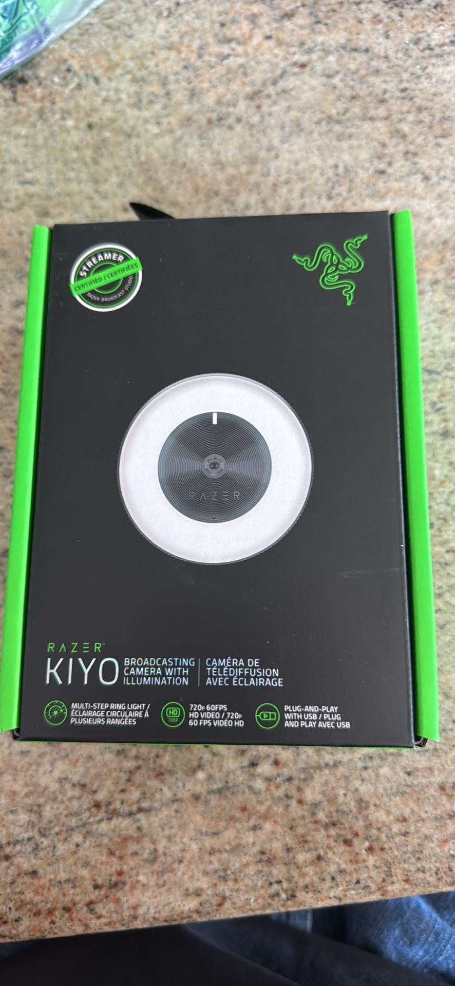 UNOPENED Razer Kiyo Streaming Webcam