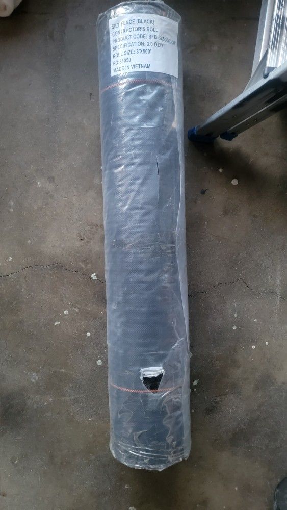 Commercial Grade Black Silt Fence