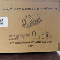 sckang 8 in 1 Pet Grooming Kit and Vacuum for Dogs and Cats with Grooming Tools READ DESCRIPTION 