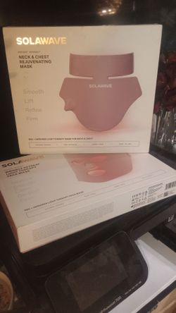 Solawave Neck & Chest Rejuvenating Mask + Face Mask Bundle