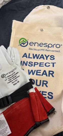 Enespro High Voltage Electrical Glove Kit