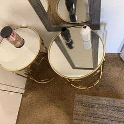Mini modern gold table