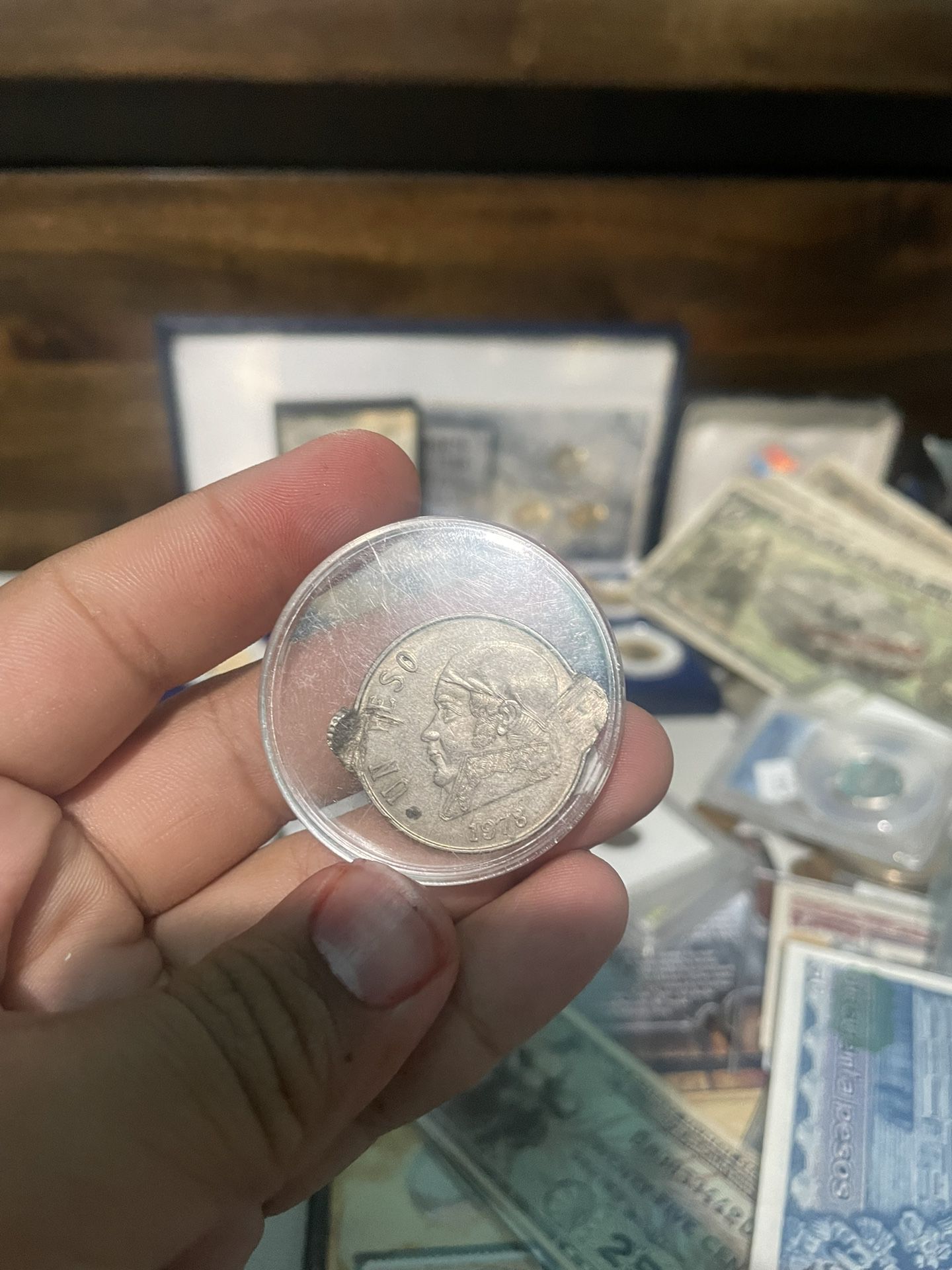 1 Peso Mexican Error