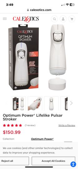 Optimum Power® Lifelike Pulsar Stroker By CalExotics