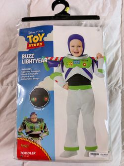 Spirit Halloween Buzz Lightyear Toddler Halloween Costume 3T-4T