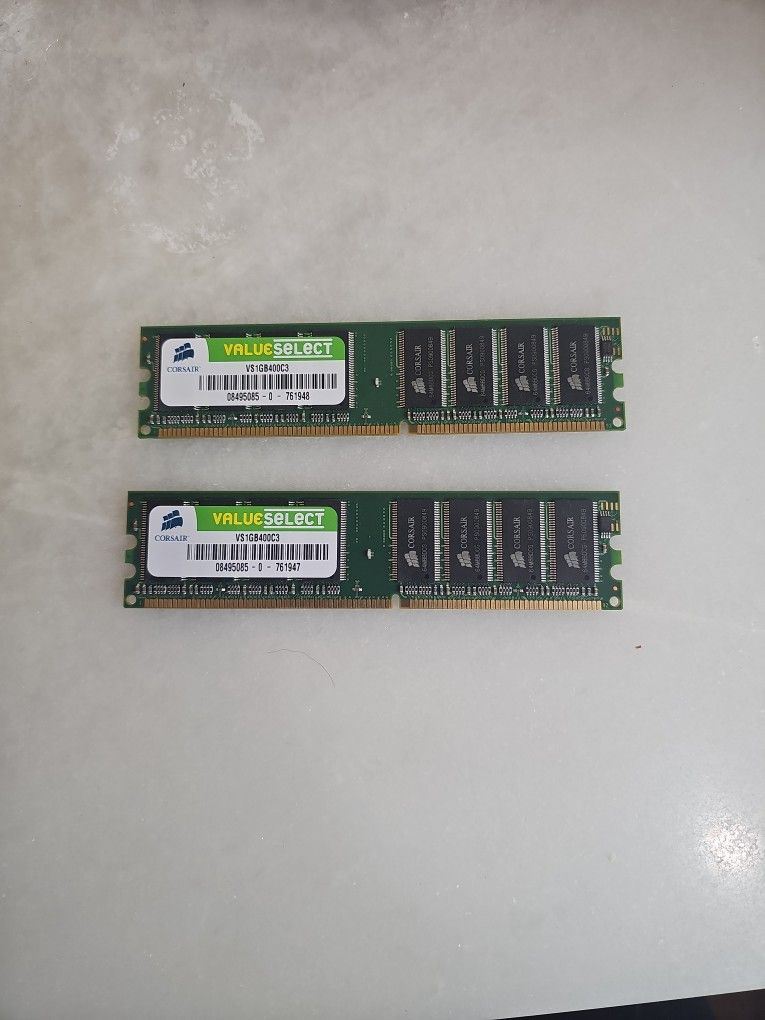 Corsair DDR 400MHz, 1g Desktop RAM