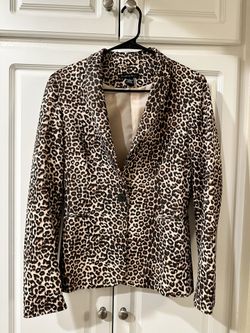 Leopard Blazer
