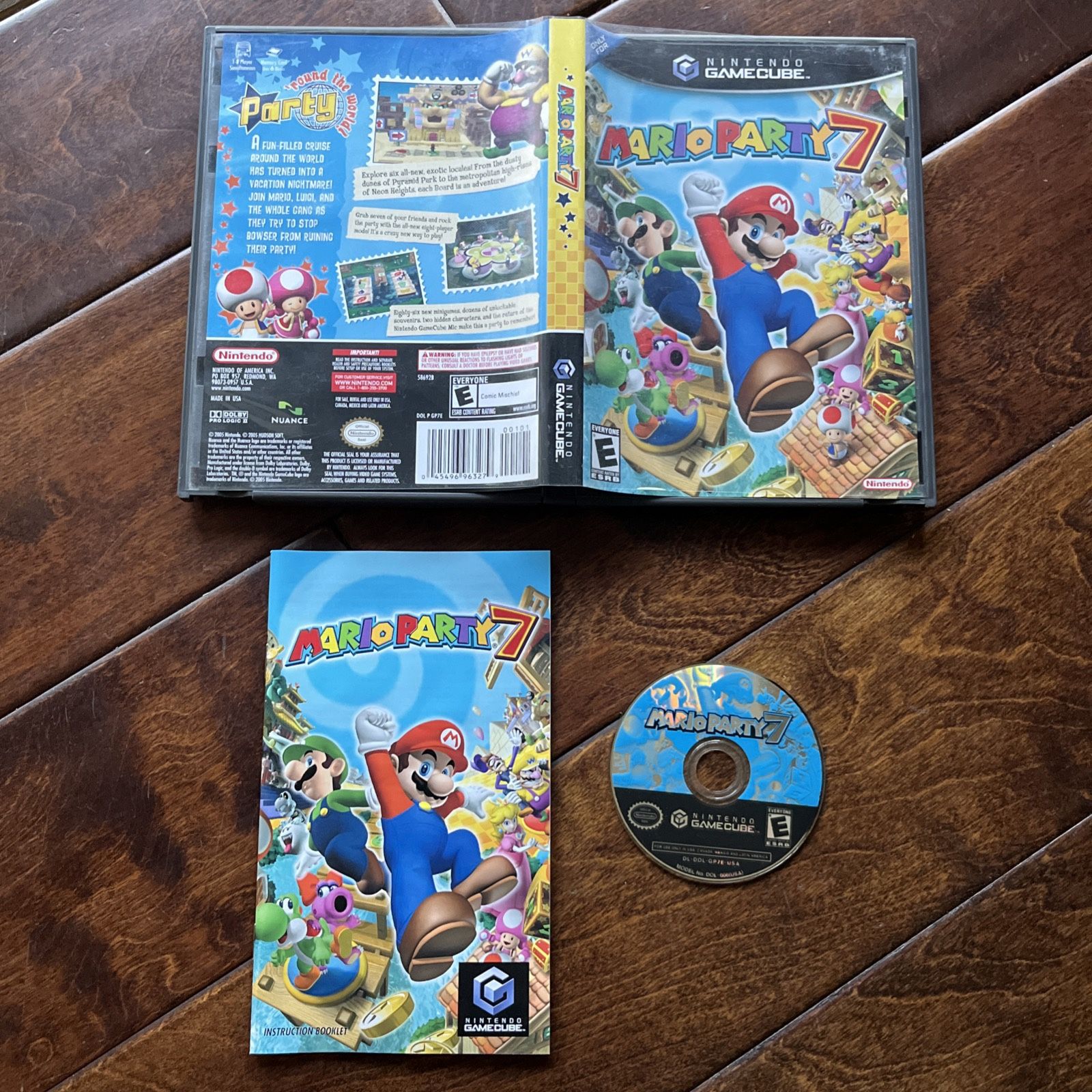 Mario Party 7 Game (Nintendo GameCube, 2005) Complete CIB w/ Manual