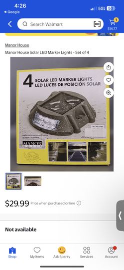 Manor House Solar LED Marker Lights - Set of 4