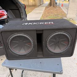 Kicker Subwoofer Box 2 12s CompR