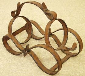 Single Bottle Wine Holder / Display - Western - Alamo Patio