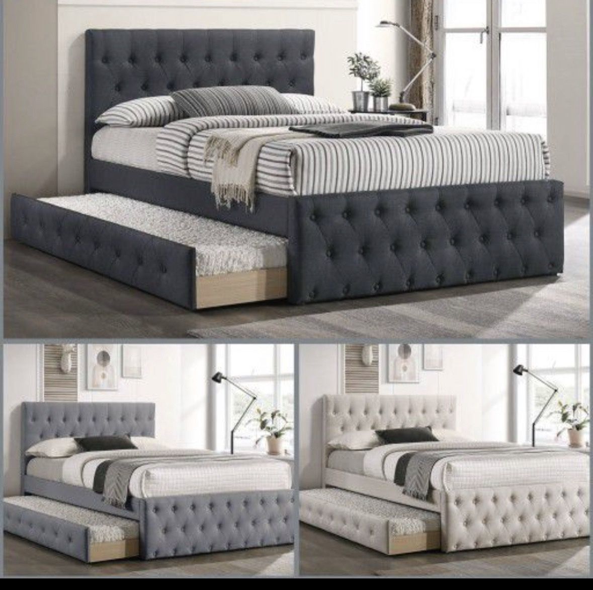 Full Bed With Trundle Twin Not Including Mattress