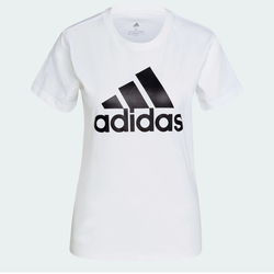 Women's Adidas white w Black logo size L