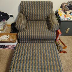 Chair with Ottoman