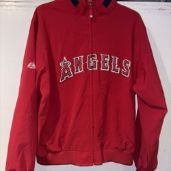 Ladies Xl Los Angeles Angels Baseball Jacket 