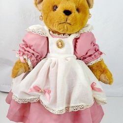DANBURY MiNT 17” VICTORIAN   PLUSH ANIMAL BEAR 