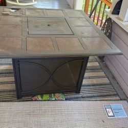 Fire pit. 