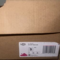 UGG Hot Pink Oh Yeah Slide Size 9W Never Worn 