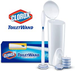 Clorox ToiletWand Cleaning System with Caddy & 6 Refills
