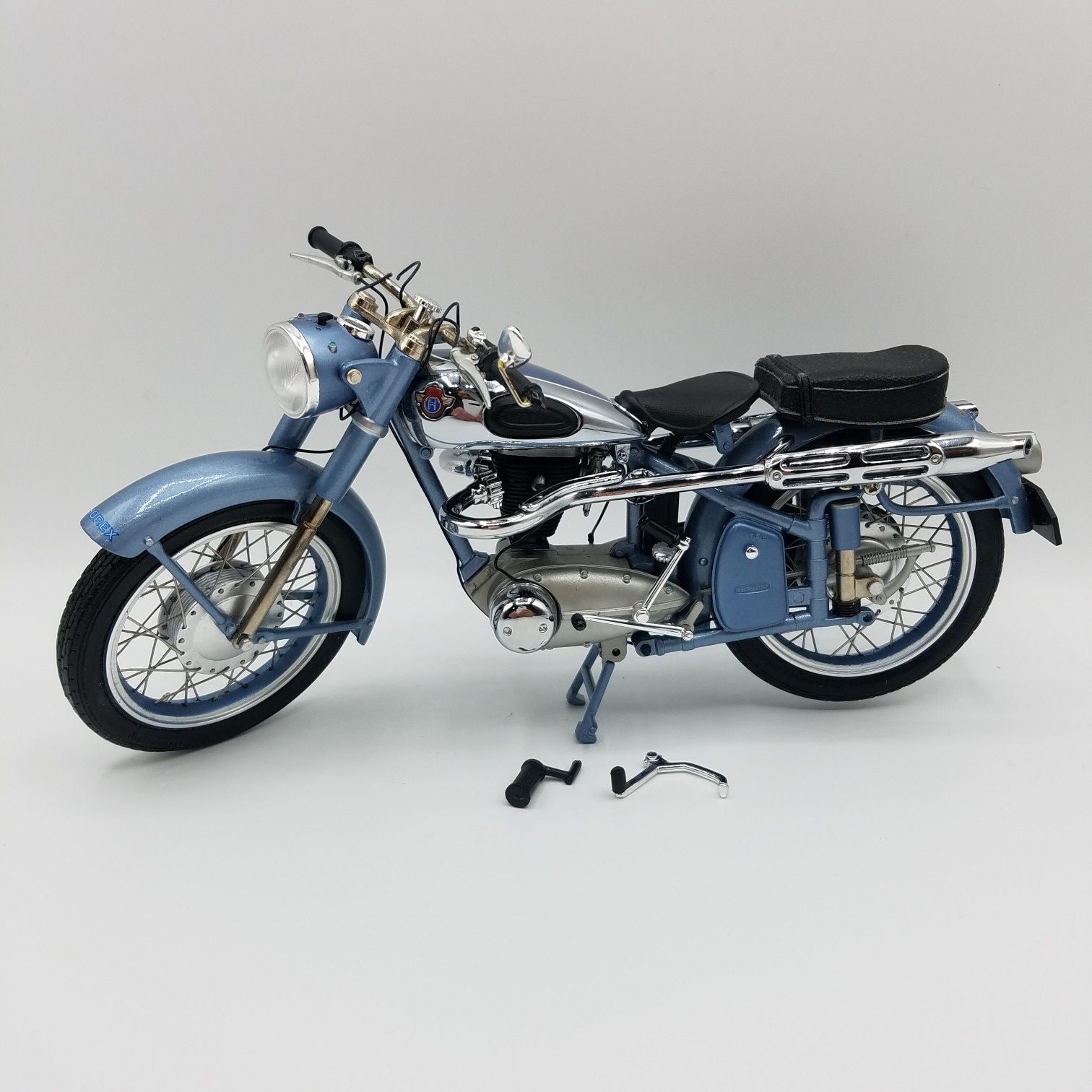 Schuco 1:10 Horex Regina Historic Model Motorcycle Metallic Blue