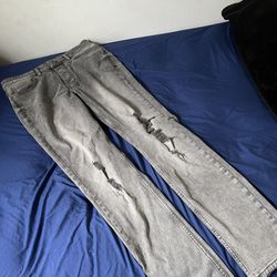 Grey Ripped Ksubi Jeans