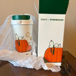 Limited edition Starbucks and Peanuts Tumbler
