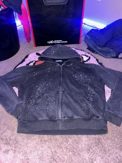 Aelfric eden rhinestone hoodie