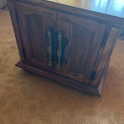 Solid wood nightstand /side table 