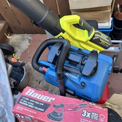 orbit Polisher, Plug-In Vacuum, 40 V Blower