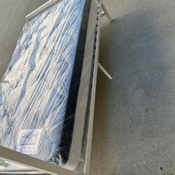 Twin Bed As Is Wiht Mattrres Pillow Top