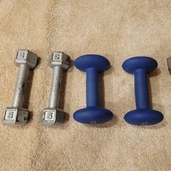 Dumbbells/Weights (5, 8, 10)