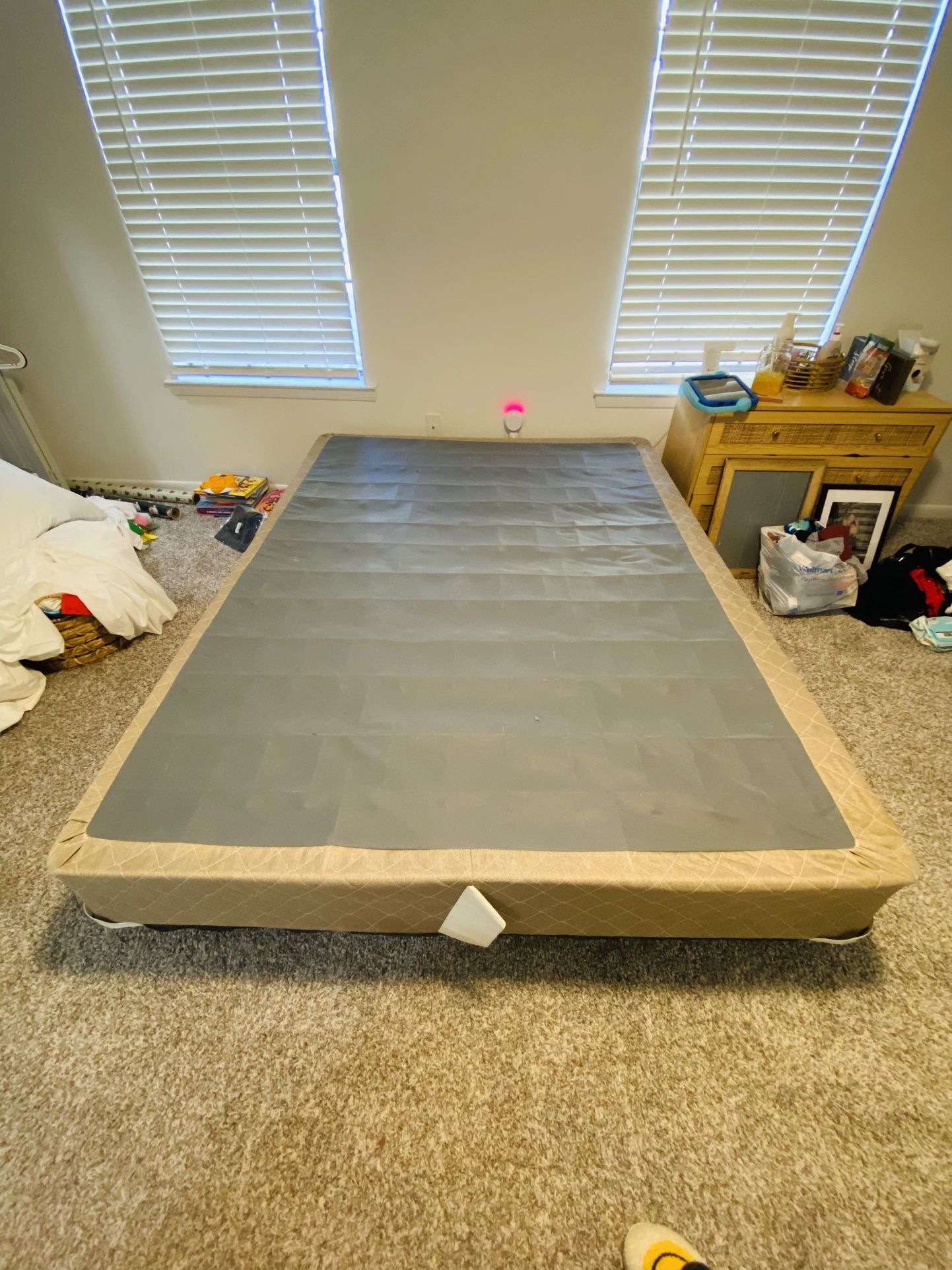 Queen Box Spring & Metal Frame