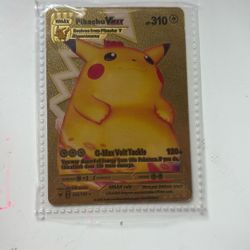 Pokémon Card Pikachu Vmax