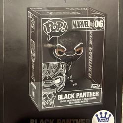Black Panther Die Cast Collectible Funko Pop Limited Edition