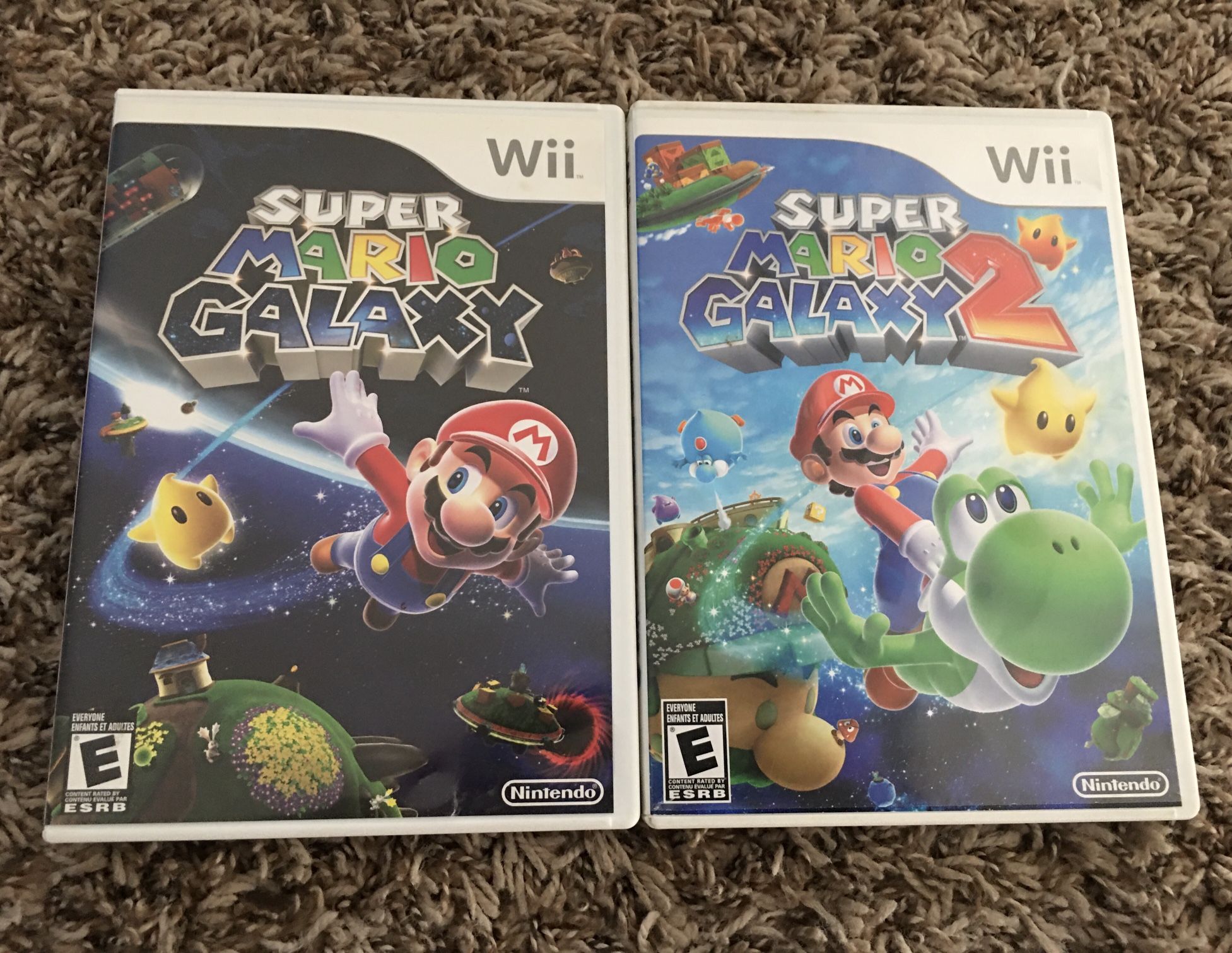 Super Mario Galaxy (1&2) Nintendo Wii Games - Sell As A Bundle 