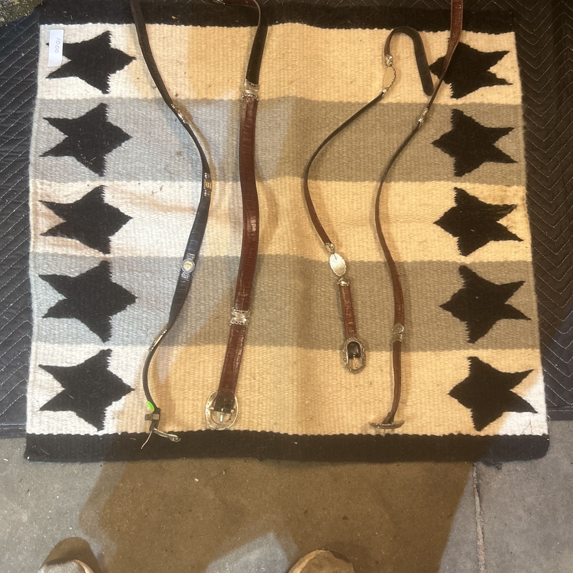 Saddle Blanket And Belts
