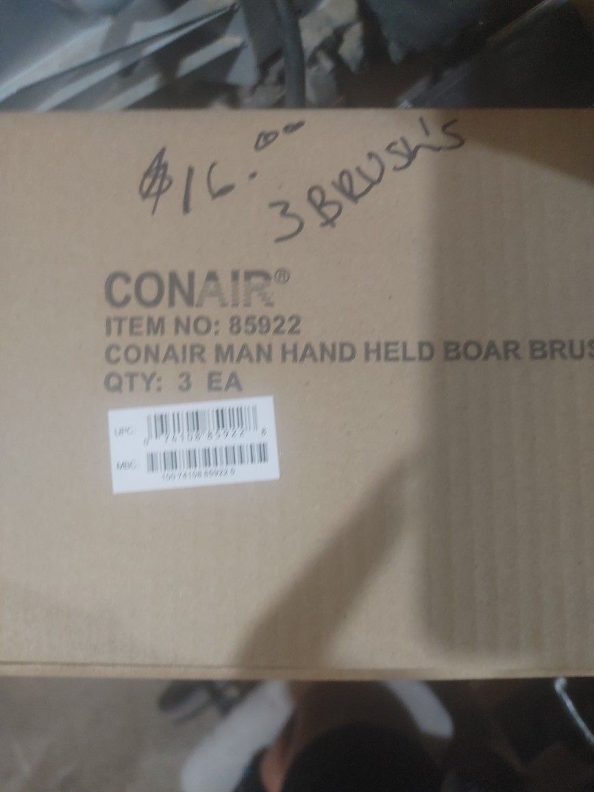 Hand Palm. Brush Three In The Box