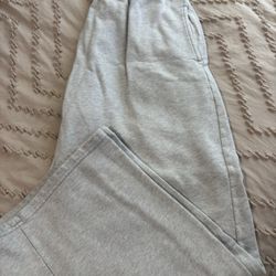 Brandy Melville Grey Straight Leg Sweatpants