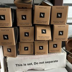 Bulk Nespresso Vertuo Golden Caramel Pods – Sealed Boxes – Fresh 