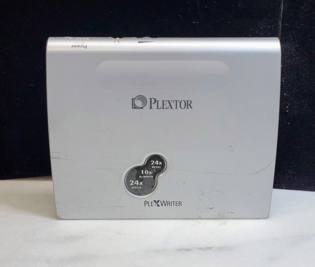 Plextor Plexwriter PX-S2410TU External CD-RW Drive Untested 