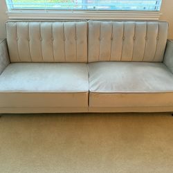 Sofa Bed Futon In Tan