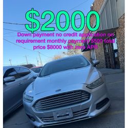 2017 Ford Fusion no Credit Application No Requirements 