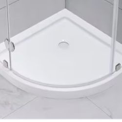 34”x 34” CORNER SHOWER 🚿 BASE NEW IN BOX