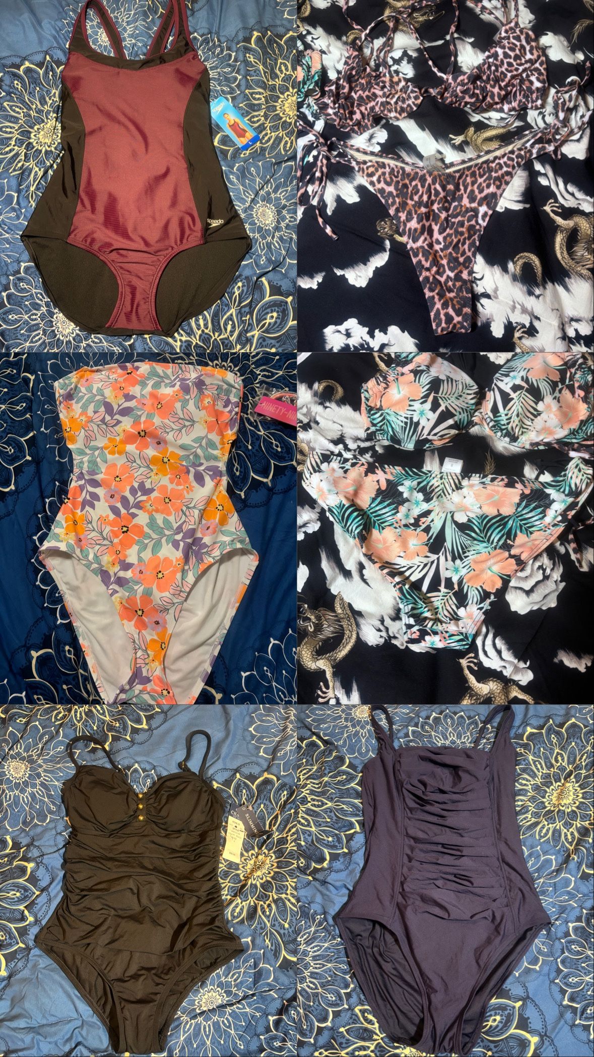 women’s Swim suits & 1 girls bikini