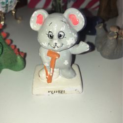 Vintage Mouse Figurine By Enesco