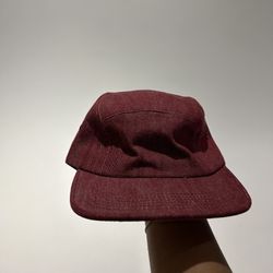 Supreme Washed Camp Cap Red 